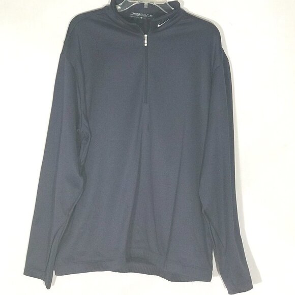 NIKE GOLF Zip Up Therma Fit Mens Large Sweater - Picture 1 of 7